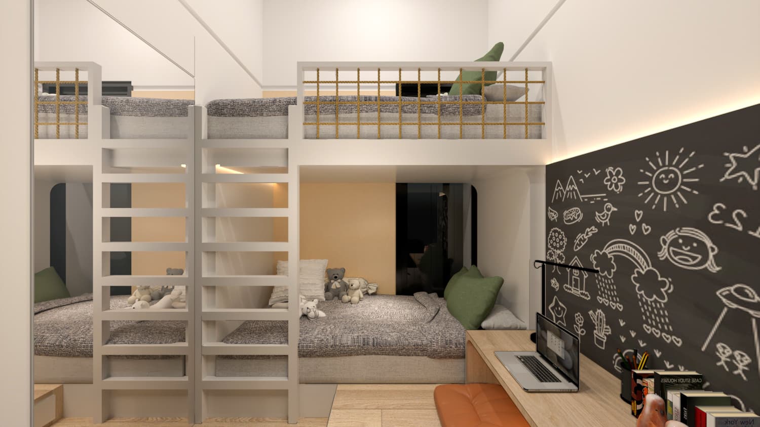 Facade Kids Bedroom Visala Lake Type 32